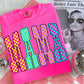Checker Mama NEON Tee