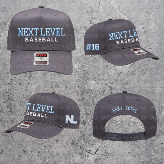 NEXT LEVEL Baseball Trucker Hat